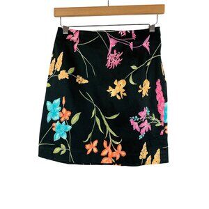 Spenser Jeremy Petites A-Line Skirt 4P Floral Print